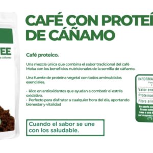 Café con proteína de cáñamo